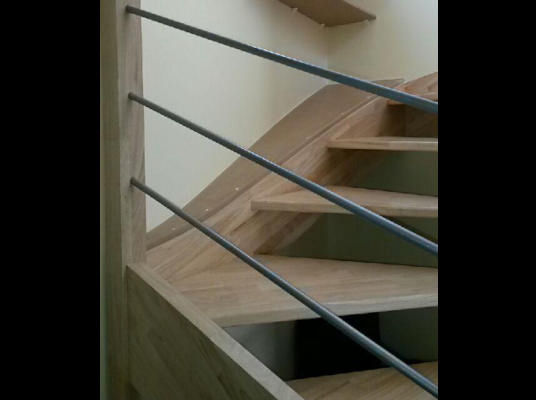 Fabrication et pose d'une escalier Christophe Léauté